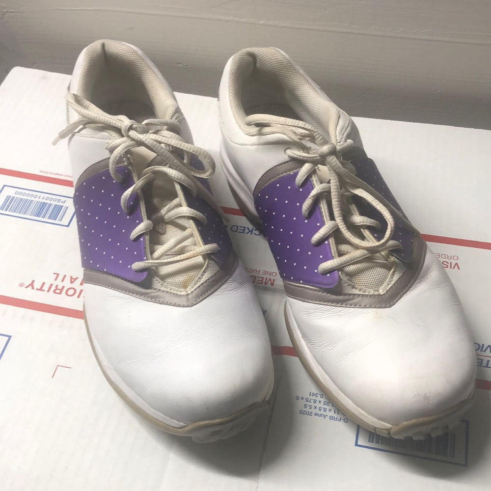 US size 9.5 Nike air purple cleats good used make offers